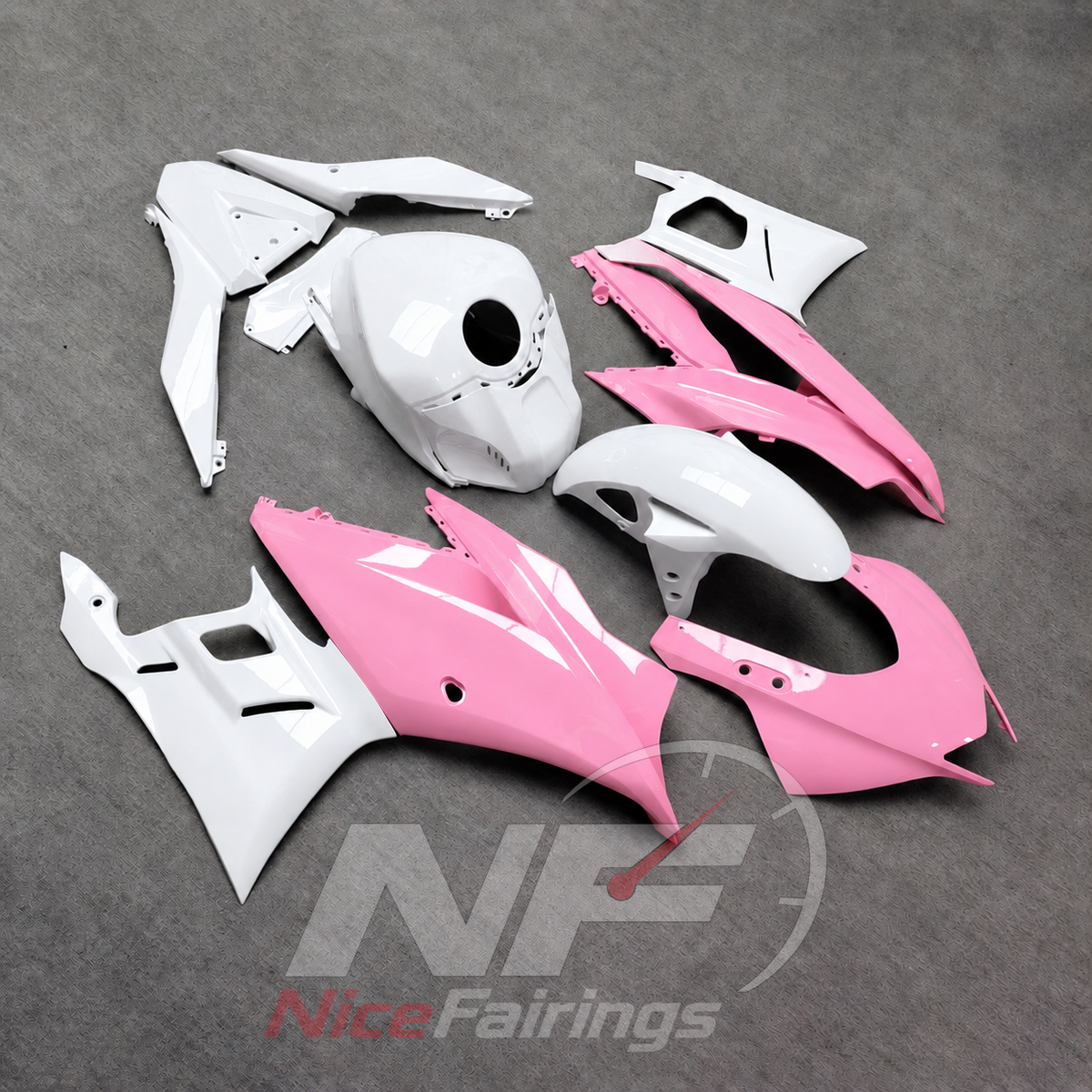 Replacement Sportbike Bodywork Set Fits Yamaha YZF-R25 YZF-R3 2019-2024 | NiceFairings - side angle image