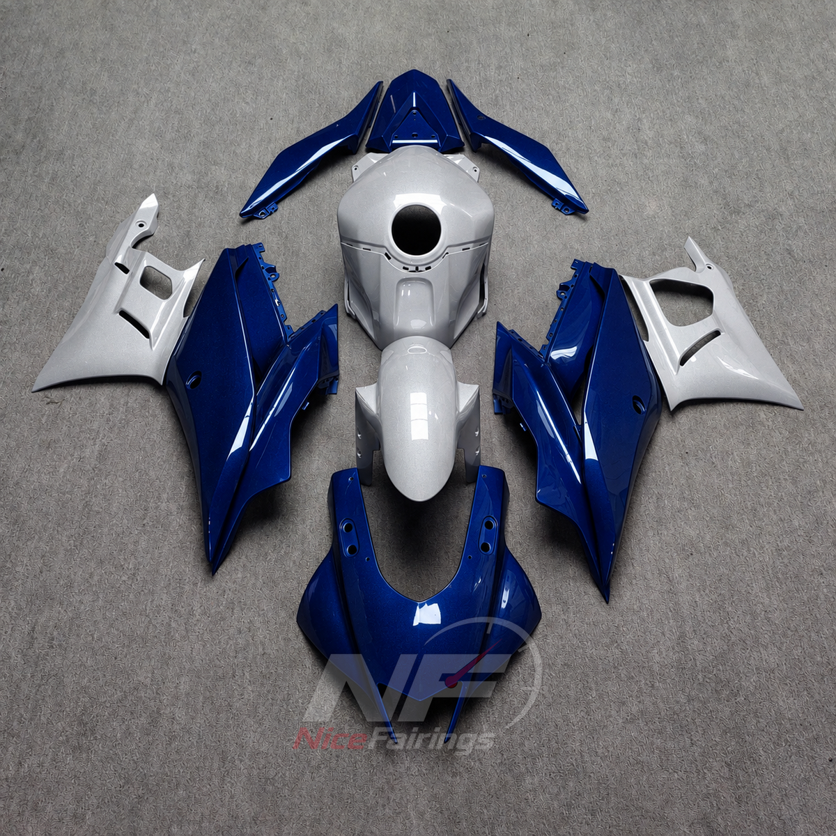 Aftermarket Replacement Fairing Panels Compatible with Yamaha YZF-R25 YZF-R3 2019-2024 | NiceFairings - main product image