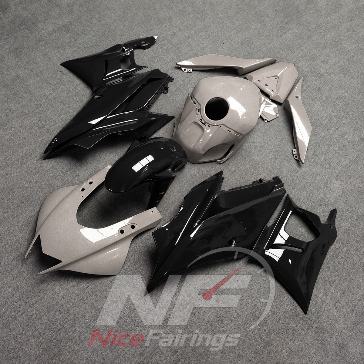 Custom-Painted Fairing Kit Fits Yamaha YZF-R25 YZF-R3 2019-2024 | NiceFairings - front angle image