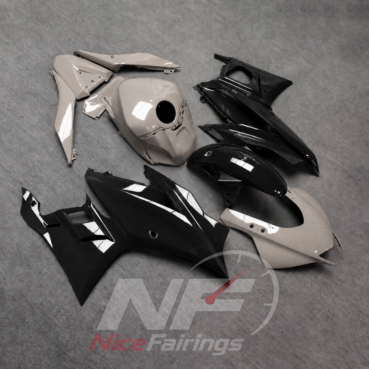 Custom-Painted Fairing Kit Fits Yamaha YZF-R25 YZF-R3 2019-2024 | NiceFairings - side angle image