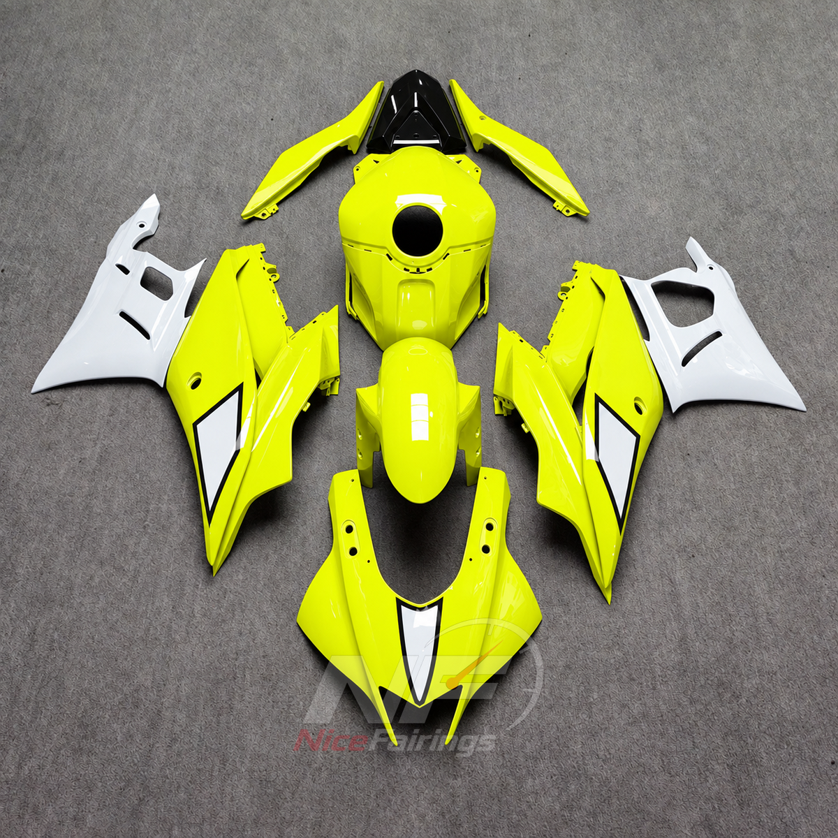 Aftermarket Motorcycle Fairing Kit Fits Yamaha YZF-R25 YZF-R3 2019-2024 | NiceFairings - main product image