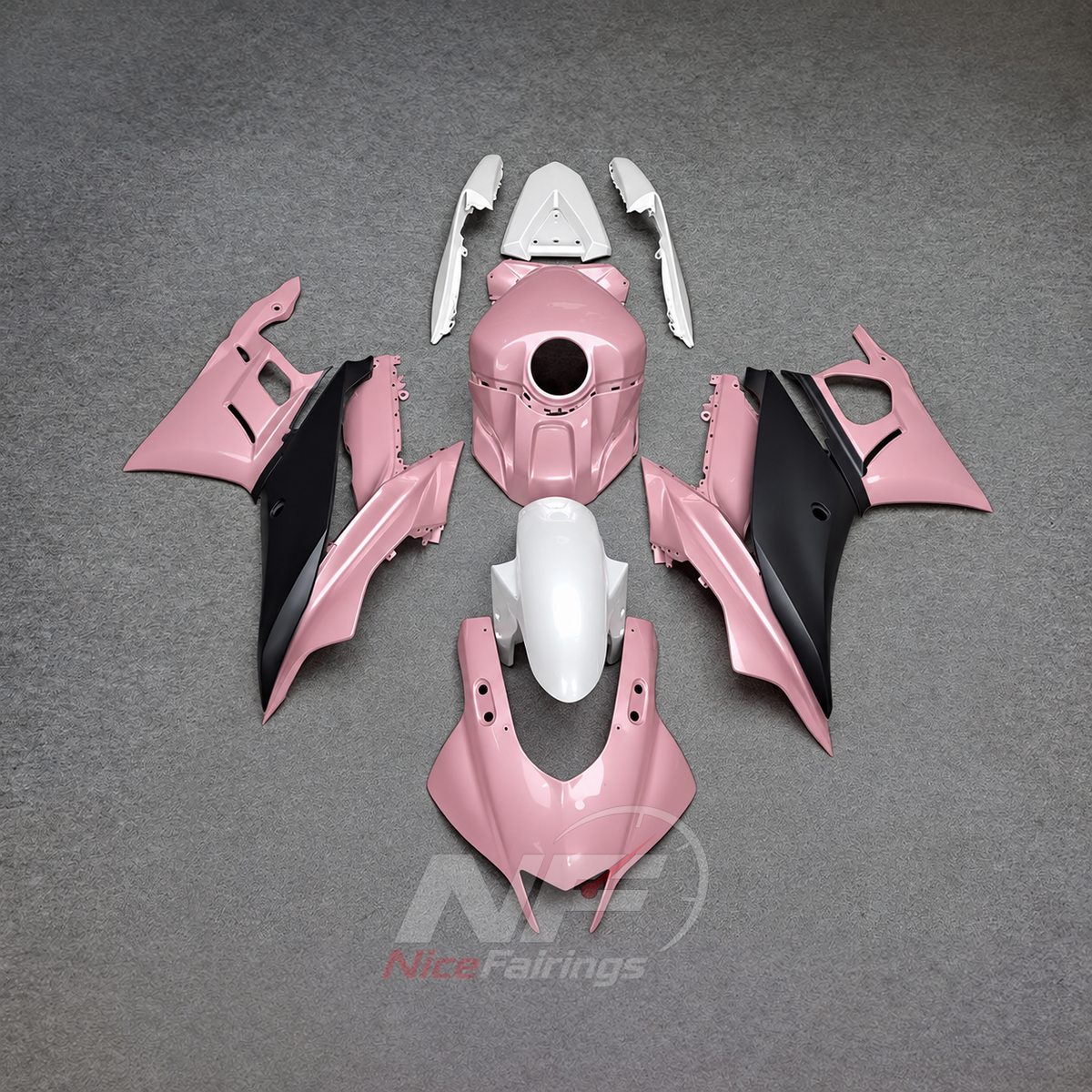 Custom-Painted Motorcycle Fairings Compatible with Yamaha YZF-R25 YZF-R3 2019-2024 | NiceFairings - main product image