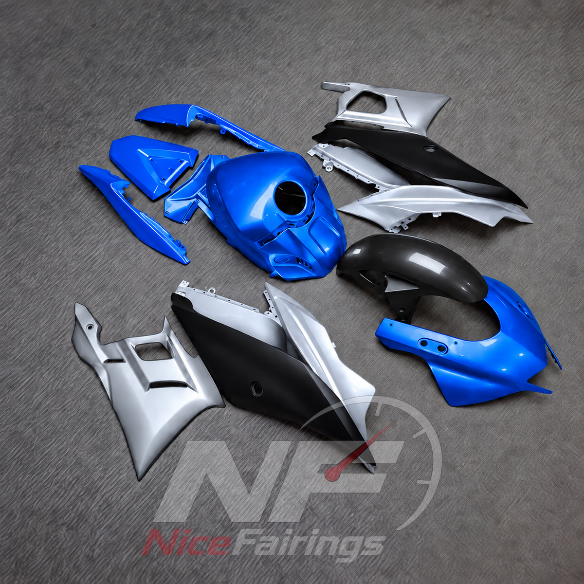 Aftermarket Sportbike Bodywork Set Fits Yamaha YZF-R25 YZF-R3 2019-2024 | NiceFairings - front angle image