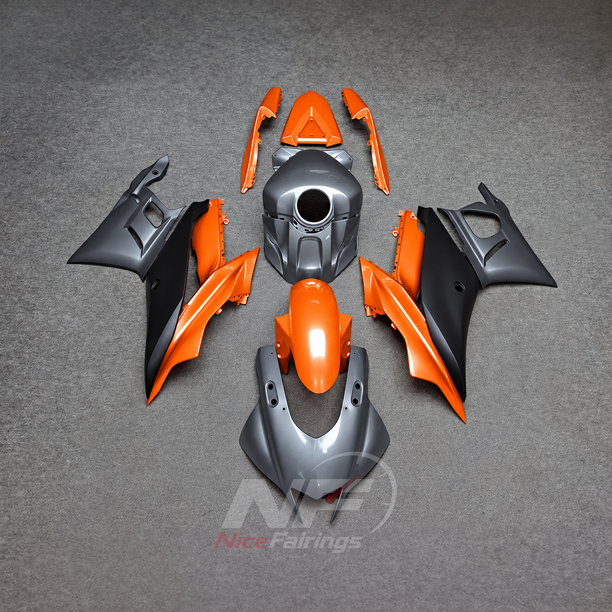 Replacement Motorcycle Fairing Set Fits Yamaha YZF-R25 YZF-R3 2019-2024 | NiceFairings - main product image