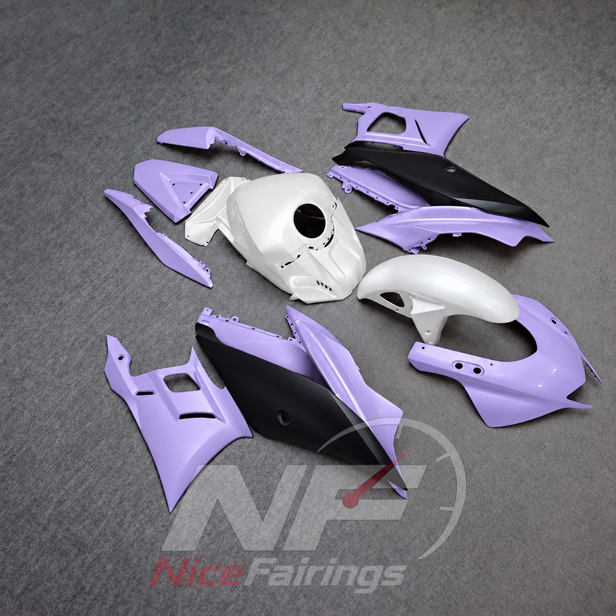 Custom-Painted Bodywork Kit Fits Yamaha YZF-R25 YZF-R3 2019-2024 | NiceFairings - side angle image