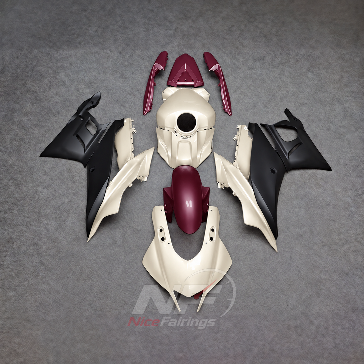 Aftermarket Motorcycle Fairing Kit Fits Yamaha YZF-R25 YZF-R3 2019-2024 | NiceFairings - main product image