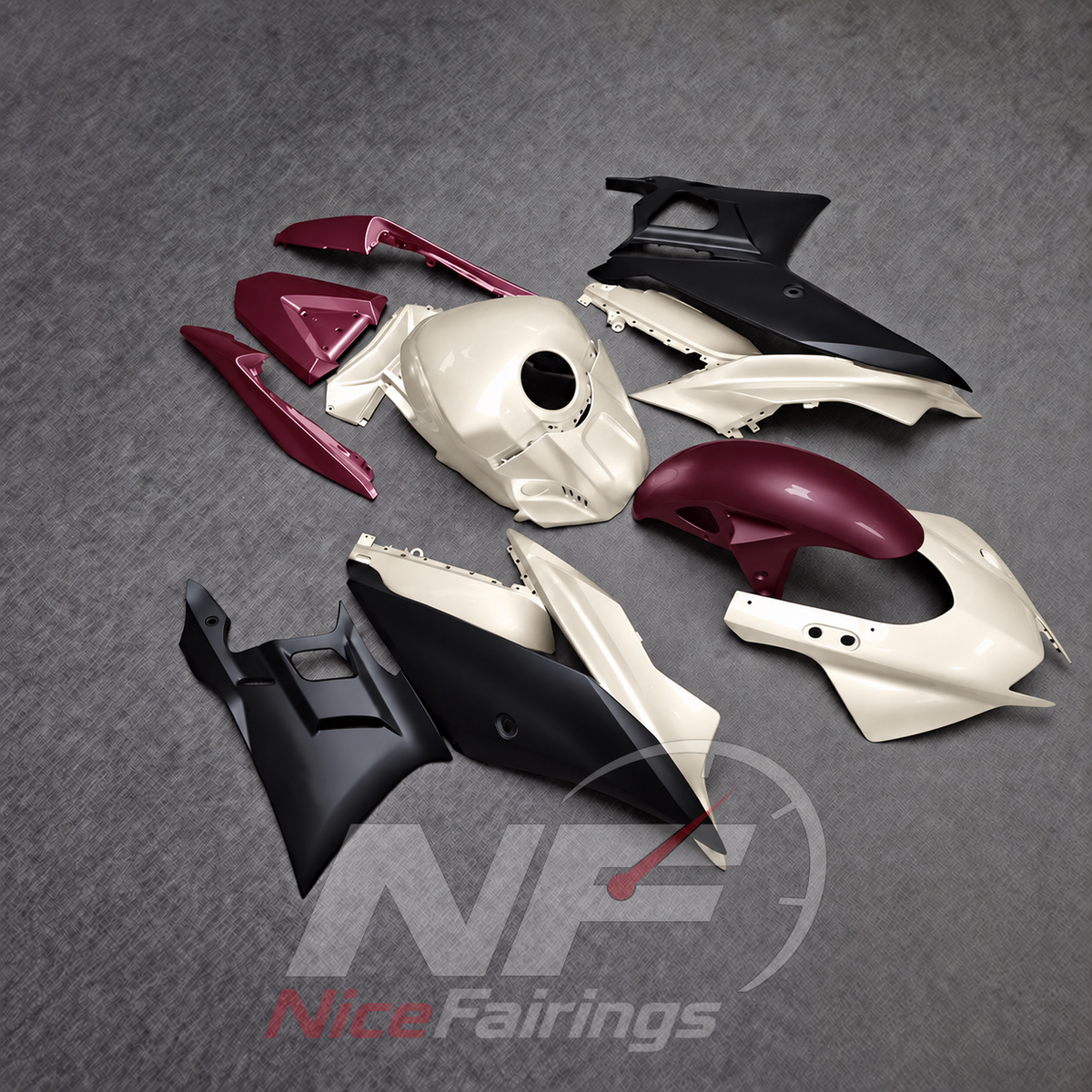 Aftermarket Motorcycle Fairing Kit Fits Yamaha YZF-R25 YZF-R3 2019-2024 | NiceFairings - side angle image