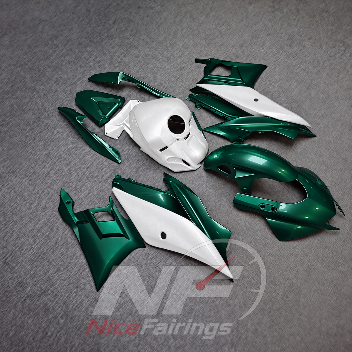 Custom-Painted Bodywork Kit Fits Yamaha YZF-R25 YZF-R3 2019-2024 | NiceFairings - front angle image