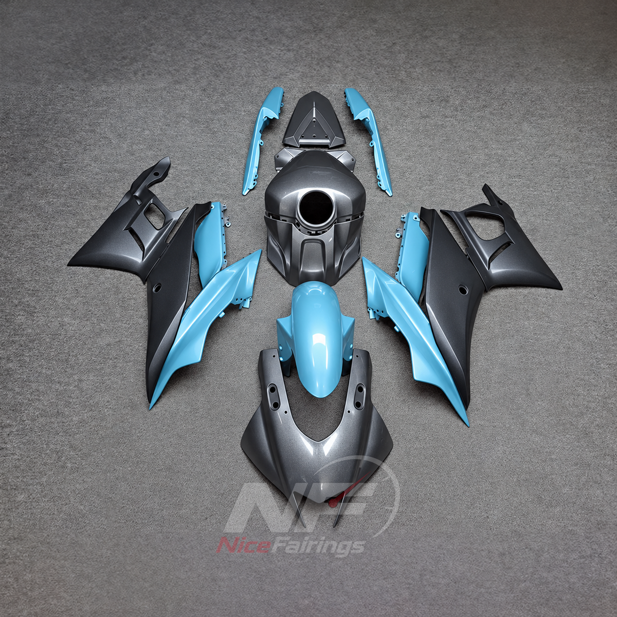 Aftermarket Motorcycle Fairing Kit Fits Yamaha YZF-R25 YZF-R3 2019-2024 | NiceFairings - main product image