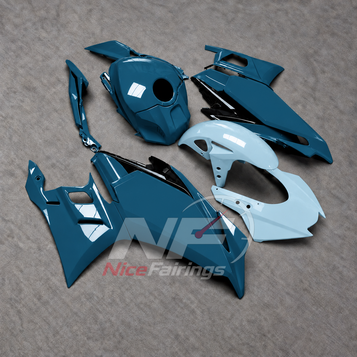 Replacement Sportbike Bodywork Set Fits Yamaha YZF-R25 YZF-R3 2025-2026 | NiceFairings - side angle image