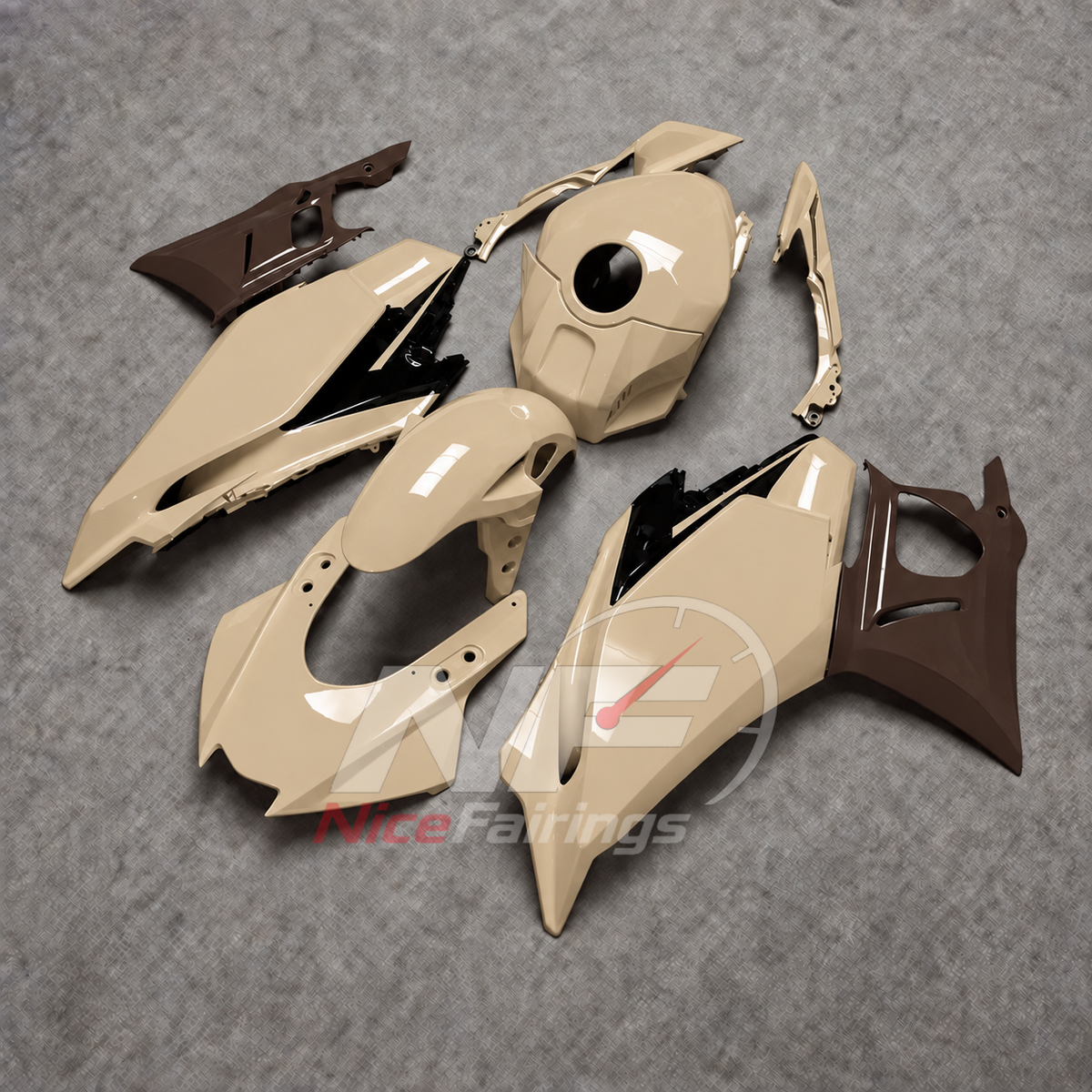Custom-Painted Fairing Kit Fits Yamaha YZF-R25 YZF-R3 2025-2026 | NiceFairings - front angle image