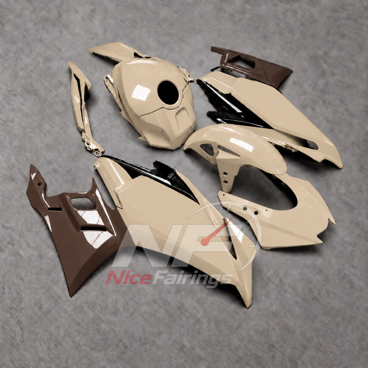 Custom-Painted Fairing Kit Fits Yamaha YZF-R25 YZF-R3 2025-2026 | NiceFairings - side angle image