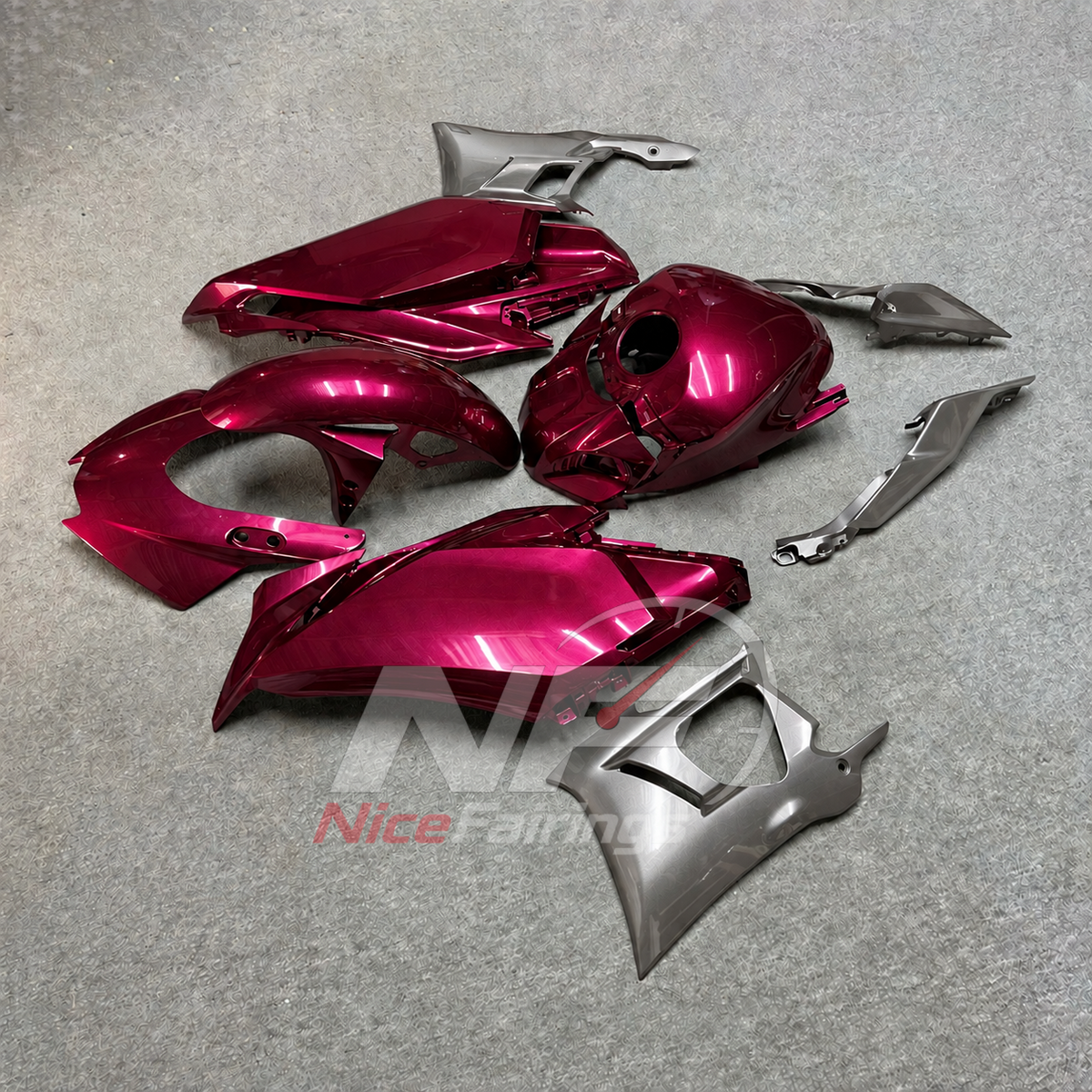 Aftermarket Sportbike Bodywork Set Fits Yamaha YZF-R25 YZF-R3 2025-2026 | NiceFairings - side angle image