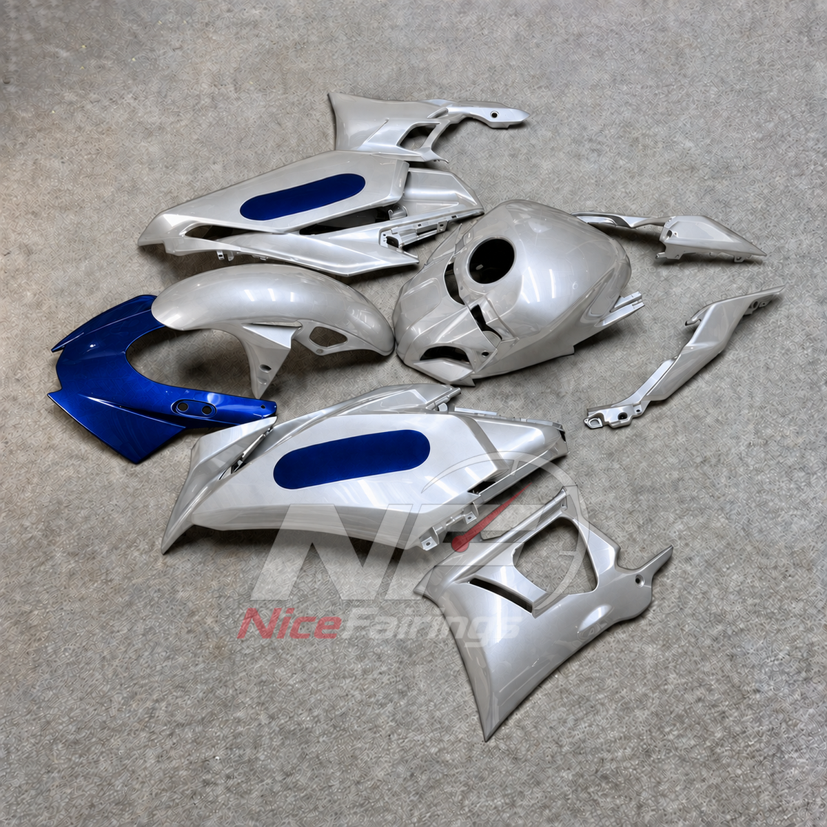 Aftermarket Motorcycle Fairing Kit Fits Yamaha YZF-R25 YZF-R3 2025-2026 | NiceFairings - front angle image