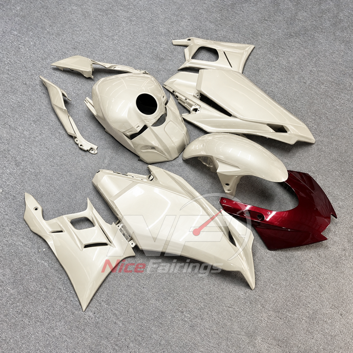 Replacement Sportbike Bodywork Set Fits Yamaha YZF-R25 YZF-R3 2025-2026 | NiceFairings - side angle image