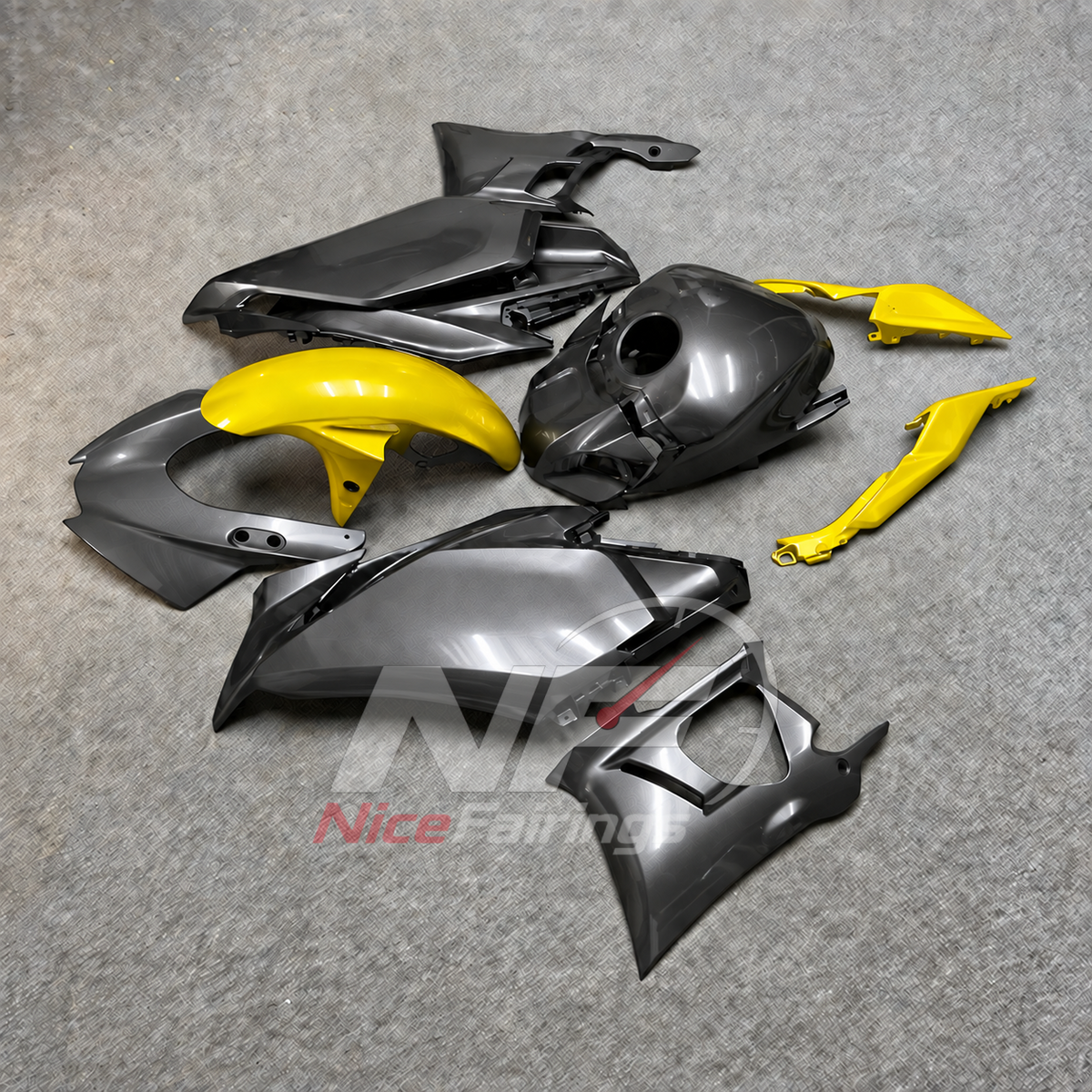 Aftermarket Sportbike Bodywork Set Fits Yamaha YZF-R25 YZF-R3 2025-2026 | NiceFairings - side angle image