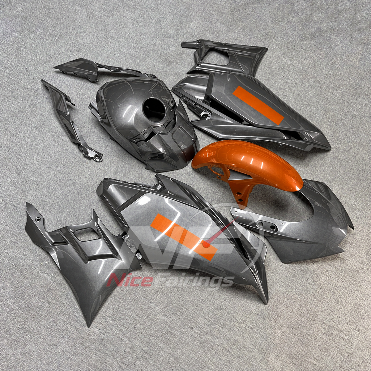 Custom-Painted Bodywork Kit Fits Yamaha YZF-R25 YZF-R3 2025-2026 | NiceFairings - side angle image
