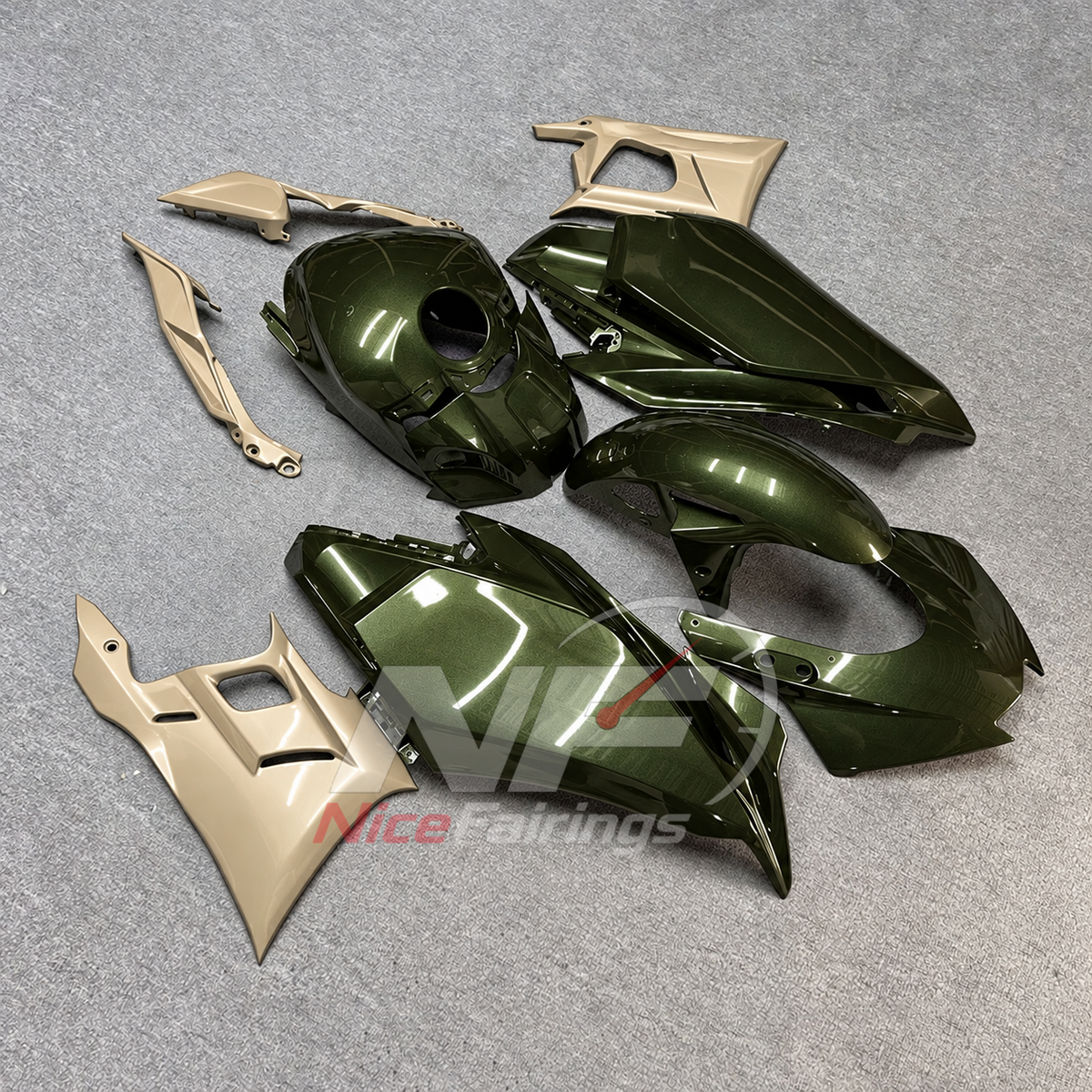 Custom-Painted Fairing Kit Fits Yamaha YZF-R25 YZF-R3 2025-2026 | NiceFairings - front angle image