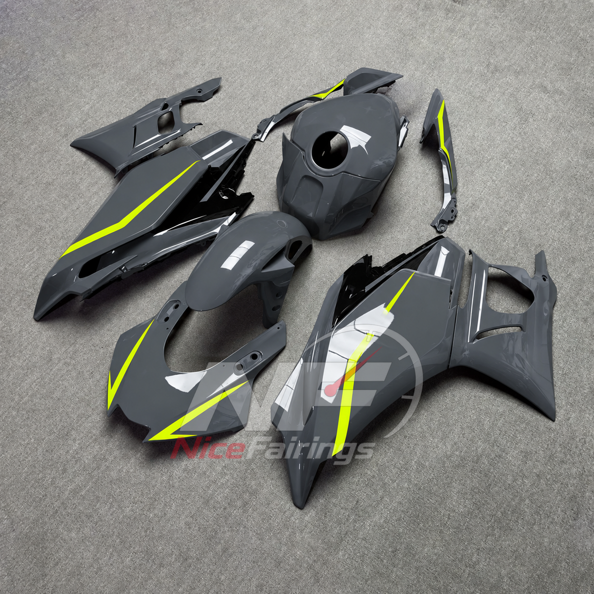 Replacement Sportbike Bodywork Set Fits Yamaha YZF-R25 YZF-R3 2025-2026 | NiceFairings - side angle image