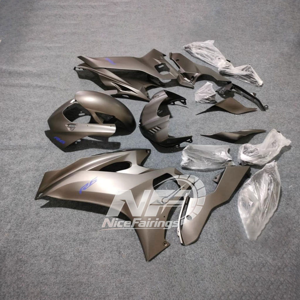 For YAMAHA YZF-R6 2017-2026 R6 17-26 Plastic Aftermarket Custom Color Ful Fairings Kit | NiceFairings - side angle image