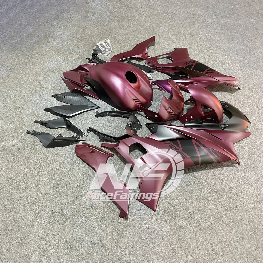 For YAMAHA YZF-R6 2017-2026 YZF R6 17-26 Set Moulded Aftermarket Custom P Fairings Kit | NiceFairings - rear angle image