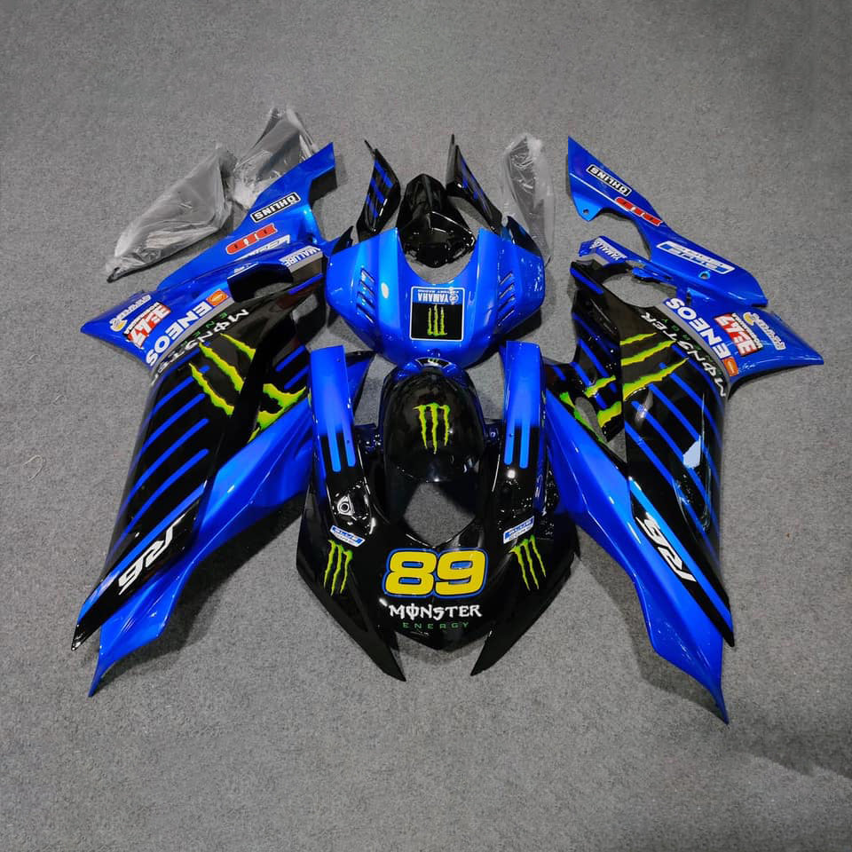 Yamaha YZF-R6 2017-2026 Custom Painted Motorcycle Fairings 100% Fit Injection Molded Aftermarket Parts