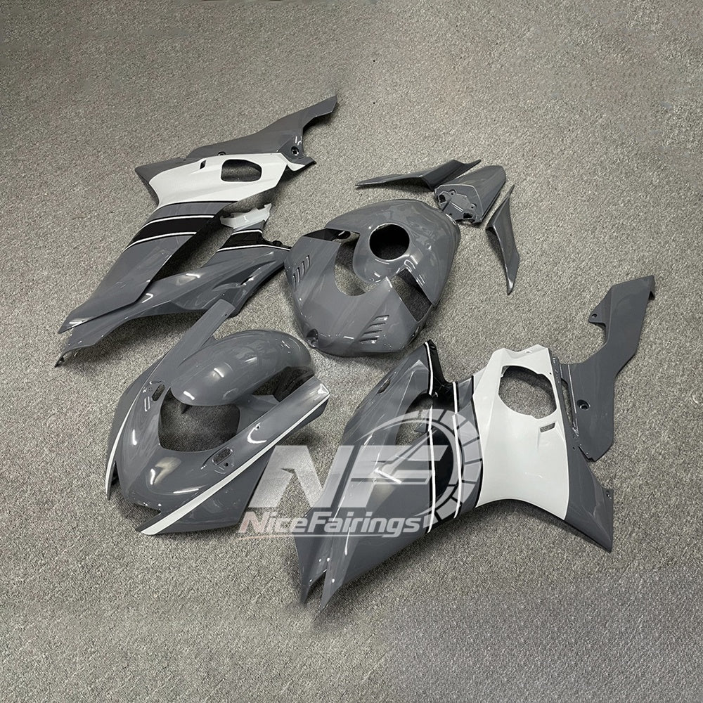 For YAMAHA YZF-R6 2017-2026 R6 17-26 Aftermarket Custom Painted Set Fairings Kit | NiceFairings - side angle image