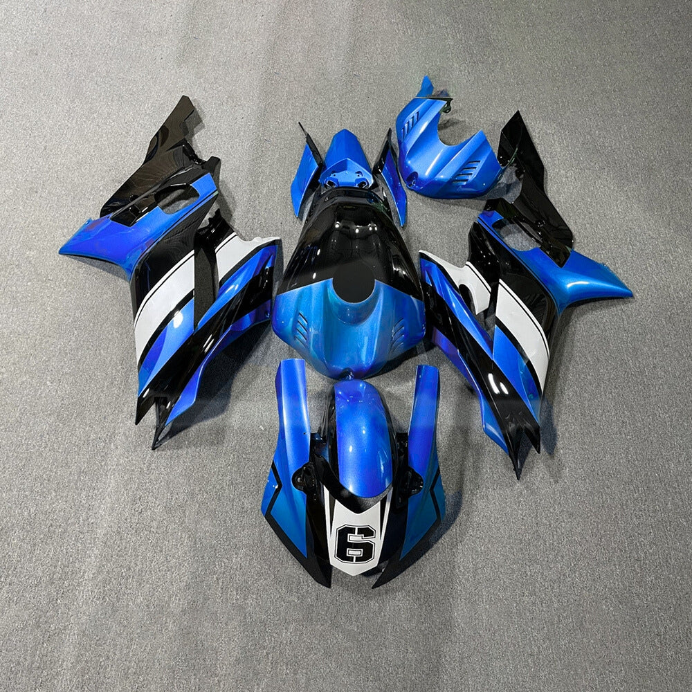 For YAMAHA YZF-R6 2017-2026 R6 Custom Decals Premium Aftermarket Personalized Body Fairings Kit | NiceFairings - paint design NO.9 option image