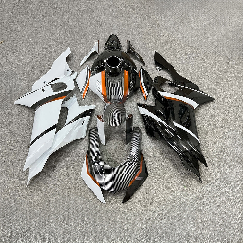 For YAMAHA YZF-R6 2017-2026 R6 Shatterproof Aftermarket Heavy Duty Motorbike Cowlin Fairings Kit | NiceFairings - paint design NO.7 option image
