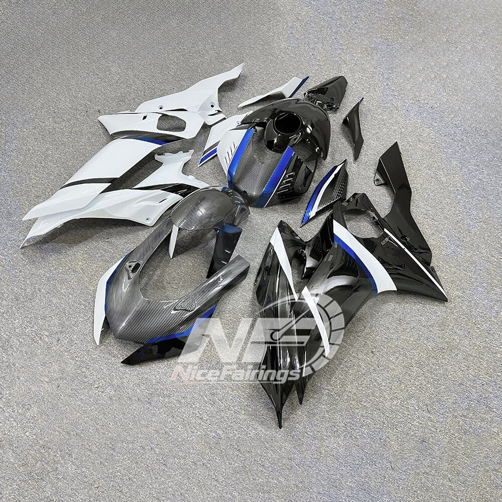 For YAMAHA YZF-R6 2017-2026 R6 Shatterproof Aftermarket Heavy Duty Motorbike Cowlin Fairings Kit | NiceFairings - side angle image