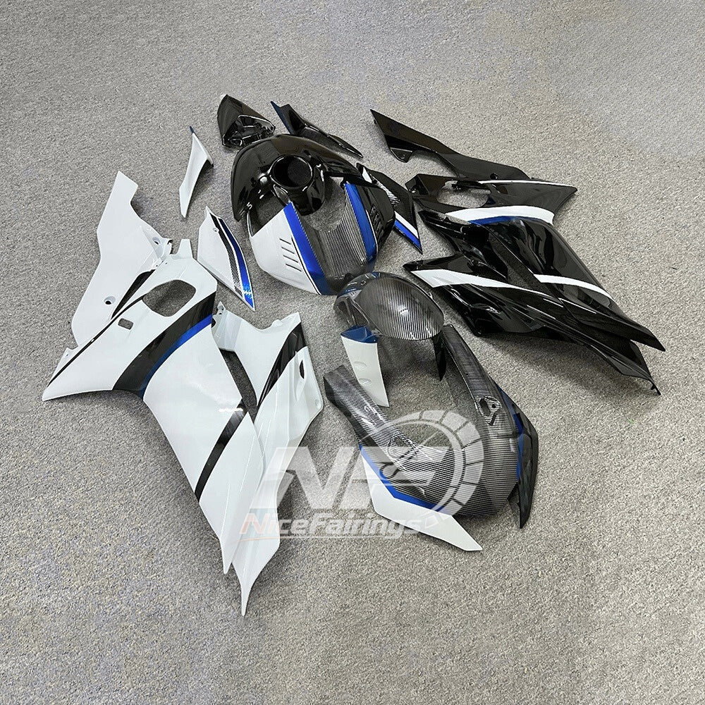 For YAMAHA YZF-R6 2017-2026 R6 Shatterproof Aftermarket Heavy Duty Motorbike Cowlin Fairings Kit | NiceFairings - rear angle image
