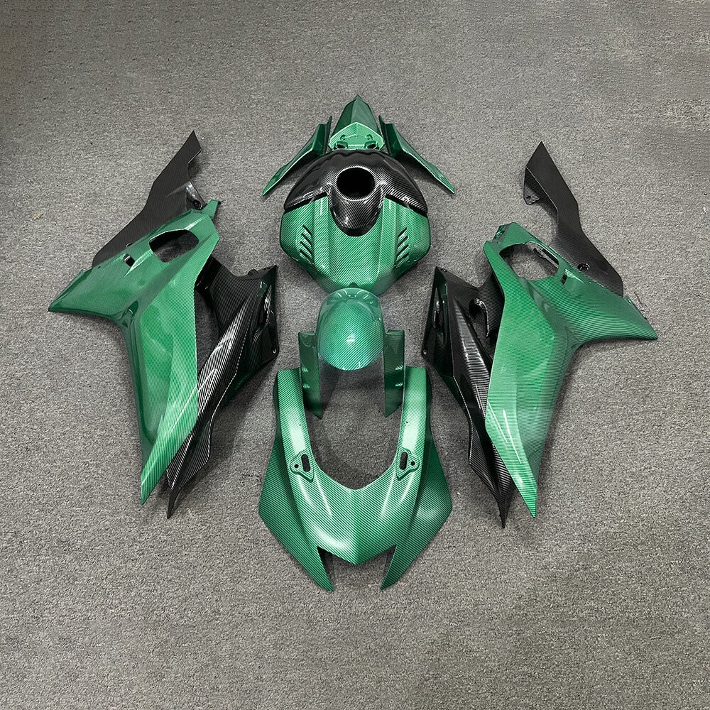 For YAMAHA YZF-R6 2017-2026 R6 Gloss Carbon Fiber Accents Aftermarket Sport Bodywor Fairings Kit | NiceFairings - paint design NO.8 option image