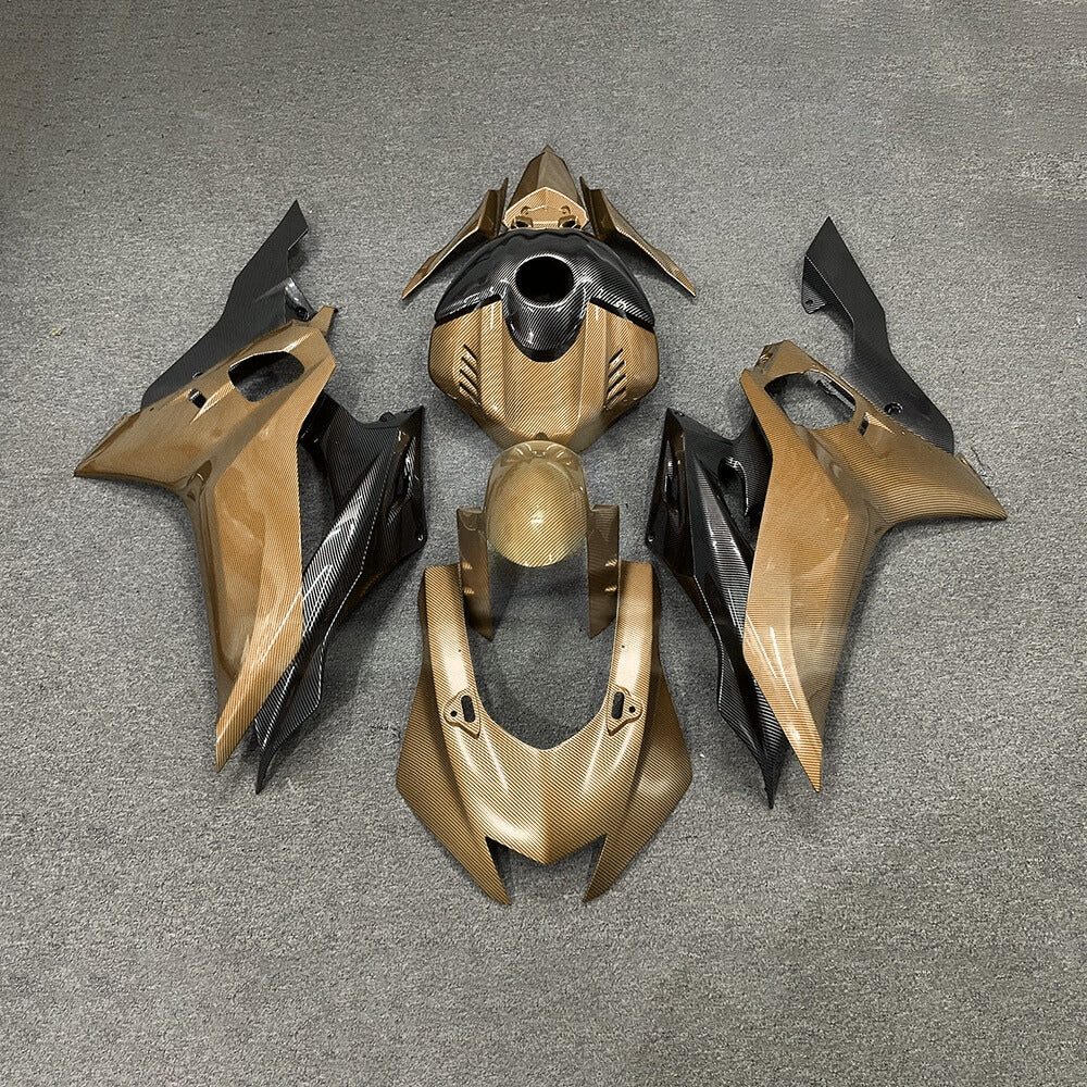For YAMAHA YZF-R6 2017-2026 R6 Gloss Carbon Fiber Accents Aftermarket Sport Bodywor Fairings Kit | NiceFairings - paint design NO.2 option image