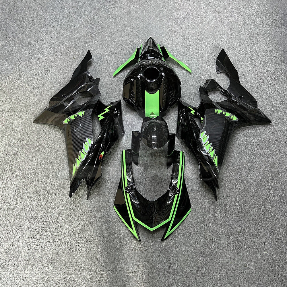 For YAMAHA YZF-R6 2017-2026 Carbon Fiber Custom Painted Aftermarket Body Rebuild Fairings Kit | NiceFairings - paint design NO.9 option image