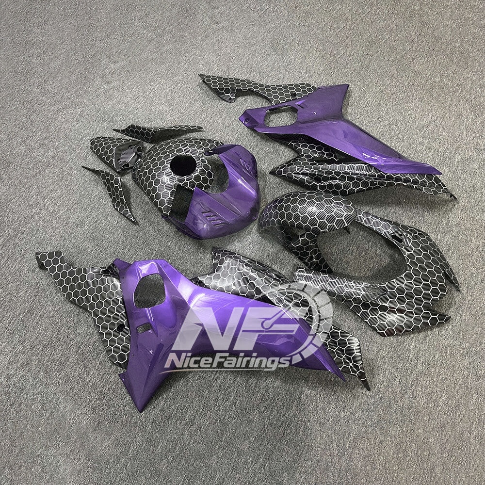 For YAMAHA YZF-R6 2017-2026 Carbon Fiber Custom Painted Aftermarket Body Rebuild Fairings Kit | NiceFairings - rear angle image