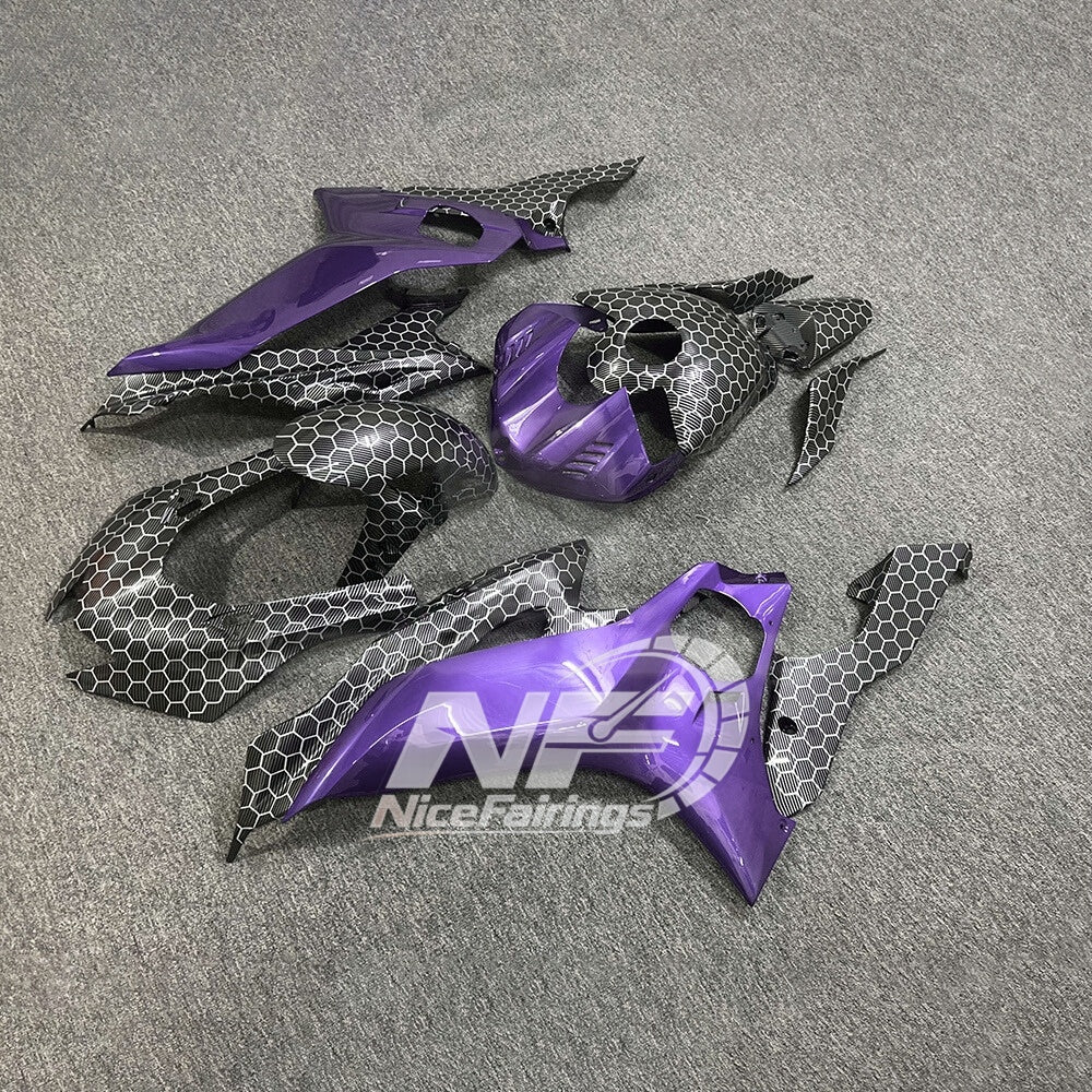 For YAMAHA YZF-R6 2017-2026 Carbon Fiber Custom Painted Aftermarket Body Rebuild Fairings Kit | NiceFairings - side angle image