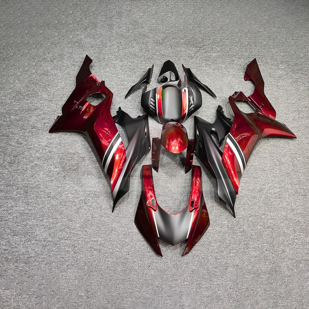 For YAMAHA YZF-R6 2017-2026 YZF R6 100% Fit Aftermarket Custom Painted Body Shell Fairings Kit | NiceFairings - paint design NO.1 option image