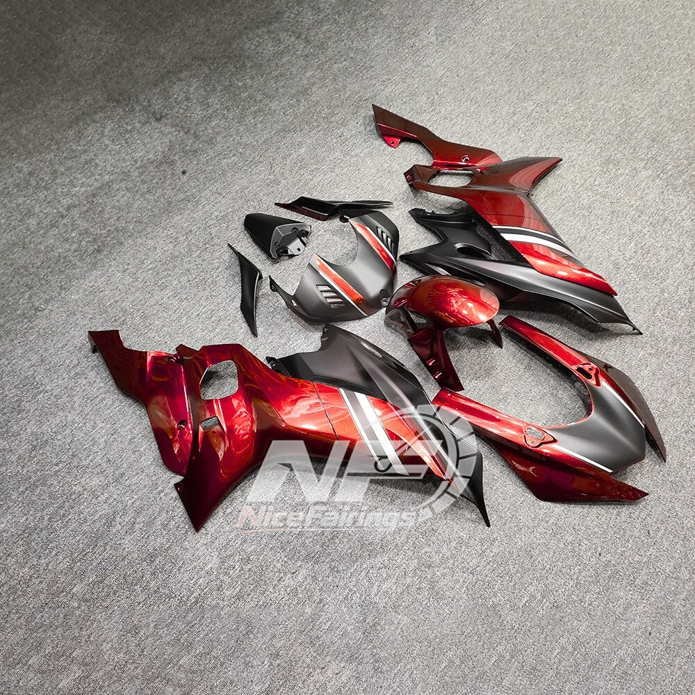 For YAMAHA YZF-R6 2017-2026 YZF R6 100% Fit Aftermarket Custom Painted Body Shell Fairings Kit | NiceFairings - rear angle image