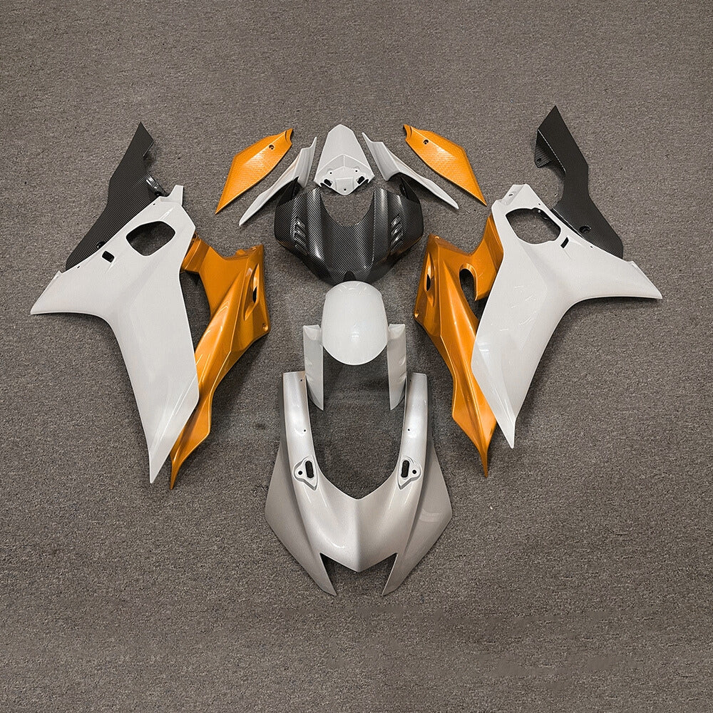 For YAMAHA YZF-R6 2017-2026 17-26 Premium Pearl White Aftermarket Bodywork Fairings Kit | NiceFairings - paint design NO.6 option image