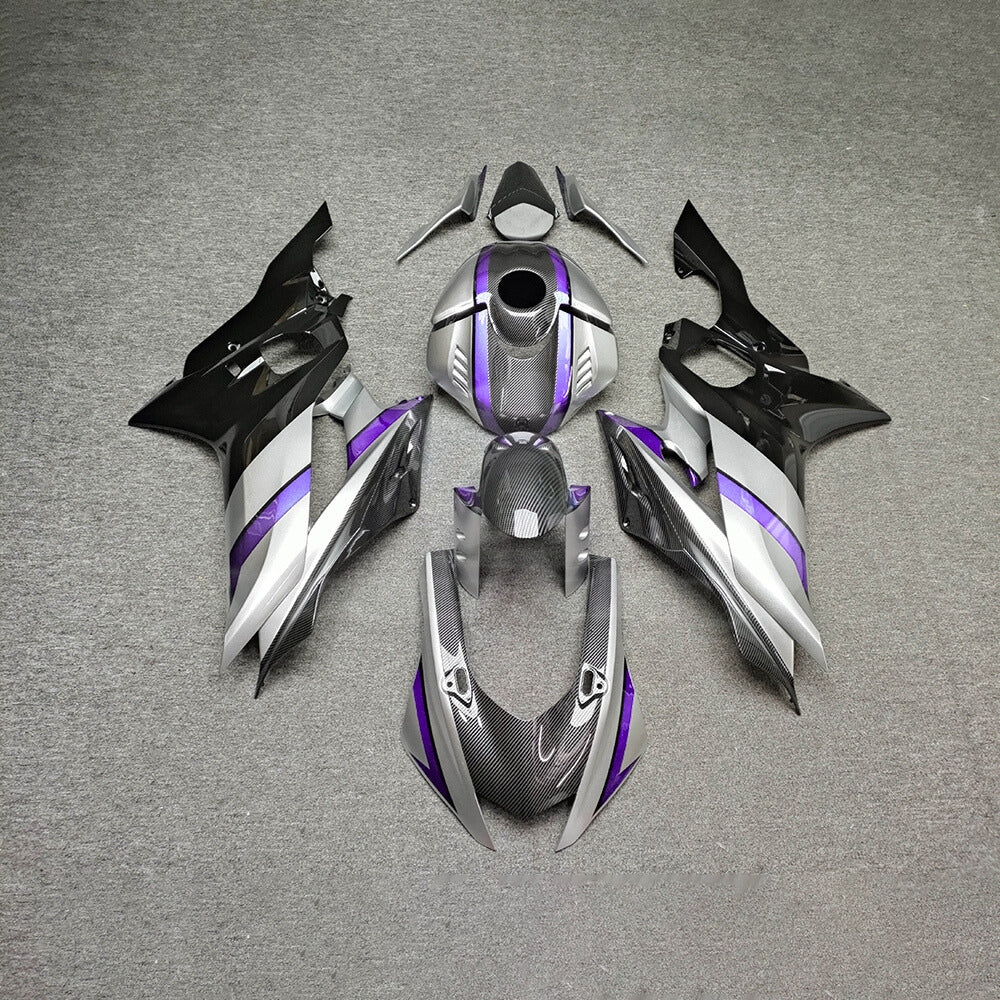 For YAMAHA YZF-R6 2017-2026 YZF R6 17-26 Flexible Plastic Reinforced Tabs Aftermark Fairings Kit | NiceFairings - paint design NO.4 option image