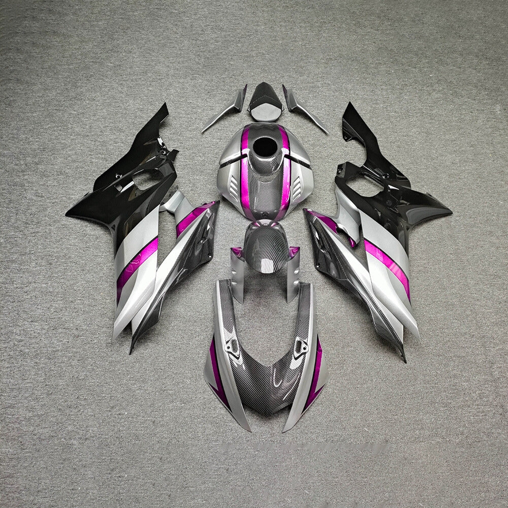 For YAMAHA YZF-R6 2017-2026 YZF R6 17-26 Flexible Plastic Reinforced Tabs Aftermark Fairings Kit | NiceFairings - paint design NO.3 option image