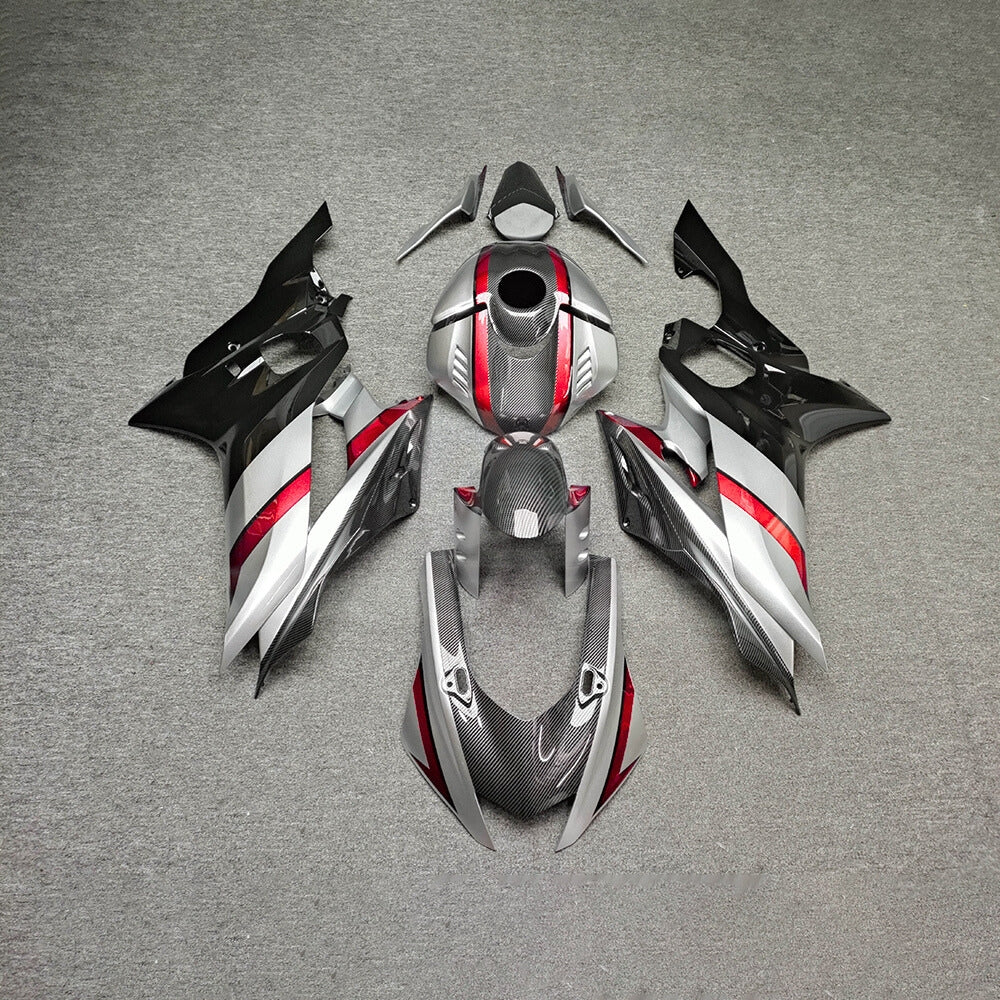 For YAMAHA YZF-R6 2017-2026 YZF R6 17-26 Flexible Plastic Reinforced Tabs Aftermark Fairings Kit | NiceFairings - paint design NO.5 option image