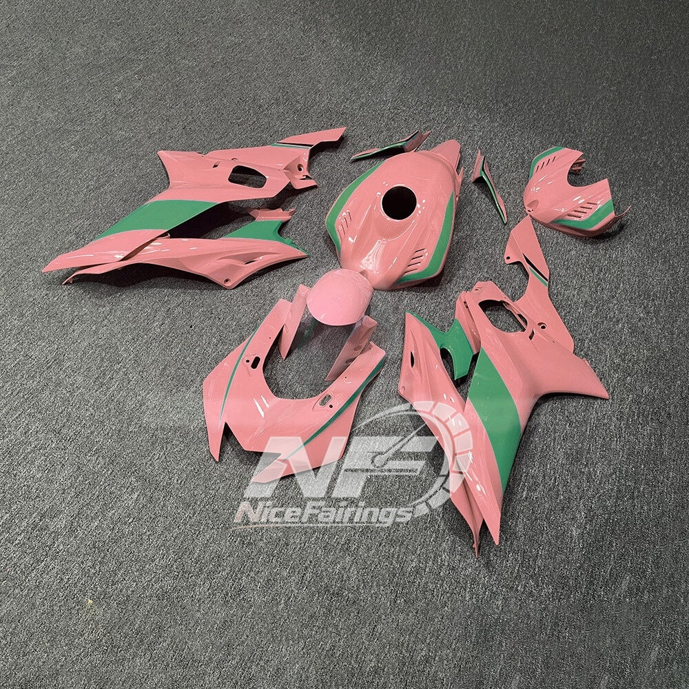 For YAMAHA YZF-R6 2017-2026 R6 Matte Black Plastic Aftermarket Sportbike Bodywork Fairings Kit | NiceFairings - front angle image