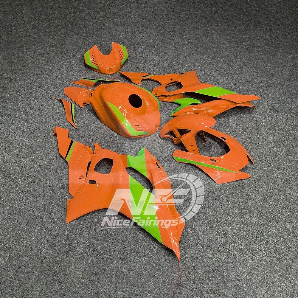 For YAMAHA YZF-R6 2017-2026 R6 17-26 Full Street Set Carbon Fiber Pattern Plastic A Fairings Kit | NiceFairings - rear angle image