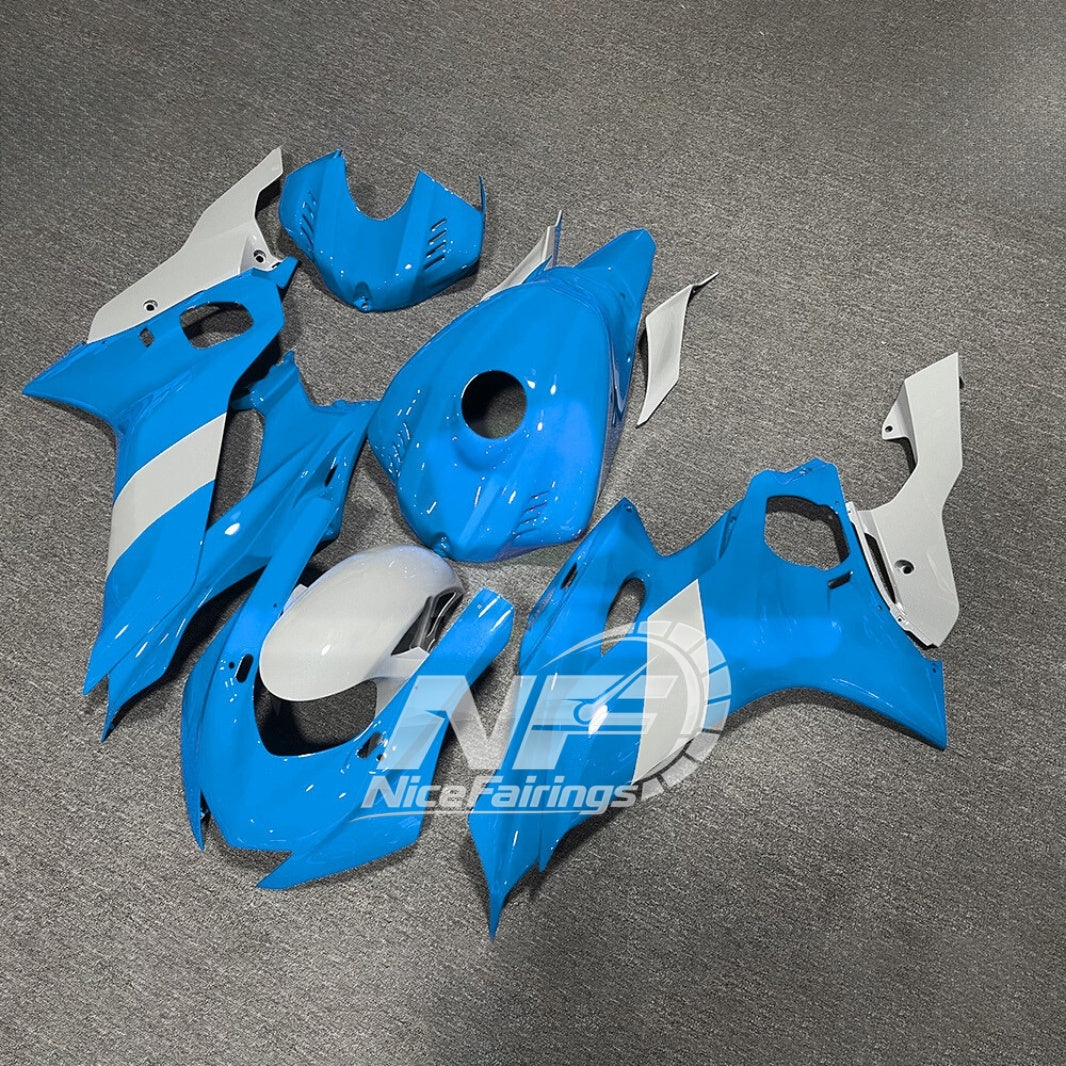 For YAMAHA YZF-R6 2017-2026 R6 Custom Decals Premium Aftermarket Personalized Body Fairings Kit | NiceFairings - side angle image