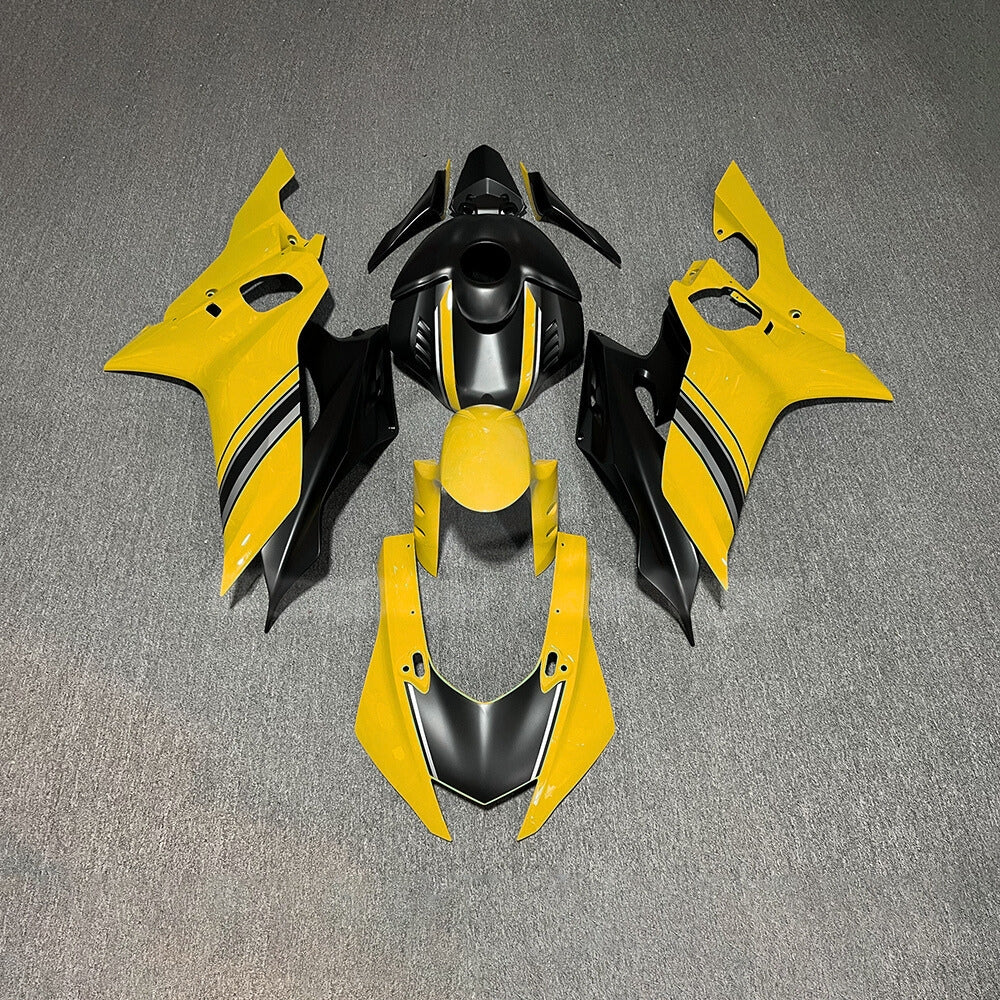 For YAMAHA YZF-R6 2017-2026 YZF R6 Pre-Drilled Aftermarket Custom Painted Cowling Fairings Kit | NiceFairings - paint design NO.7 option image