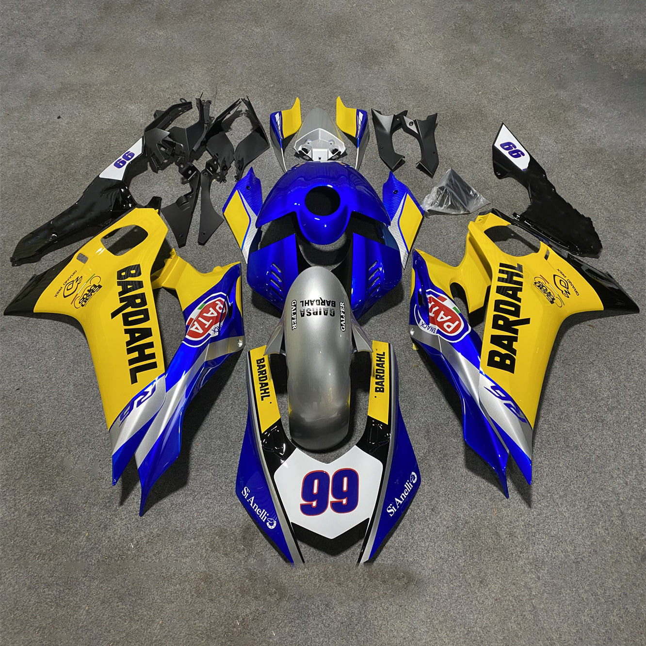 For YAMAHA YZF-R6 2017-2026 YZF R6 Pre-Drilled Aftermarket Custom Painted Cowling Fairings Kit | NiceFairings - paint design NO.1 option image