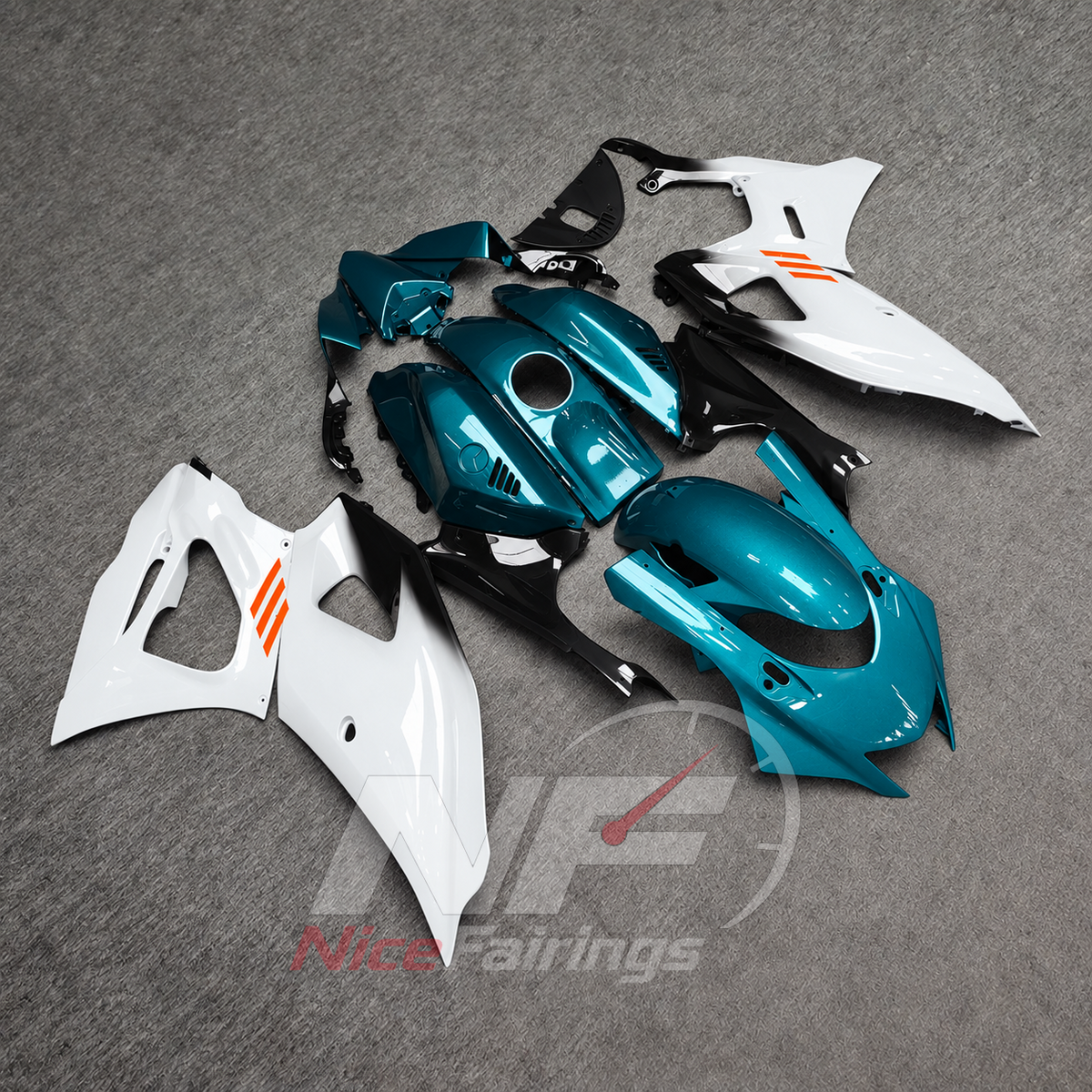 Painted Motorcycle Fairing Kit Compatible with Yamaha YZF-R7 2021-2025 | NiceFairings - front angle image