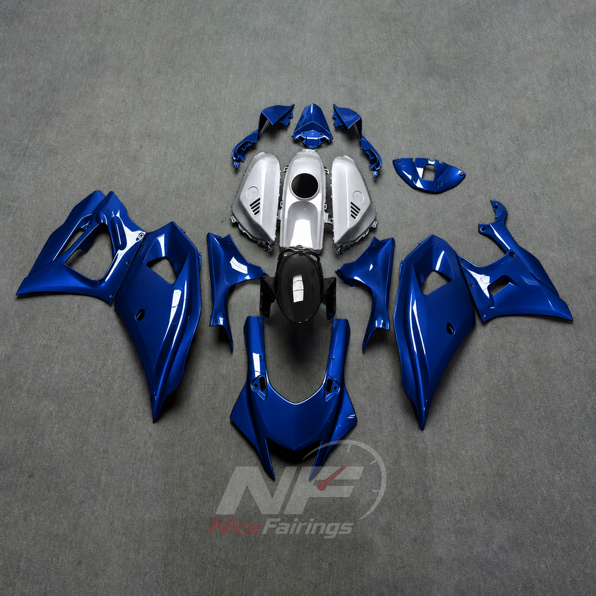 Replacement ABS Injection Fairing Kit Fits Yamaha YZF-R7 2021-2025 | NiceFairings - paint design NO.2 option image