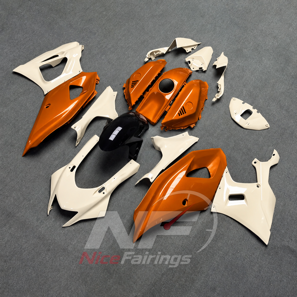 Replacement Sportbike Fairing Set Compatible with Yamaha YZF-R7 2021-2025 | NiceFairings - front angle image